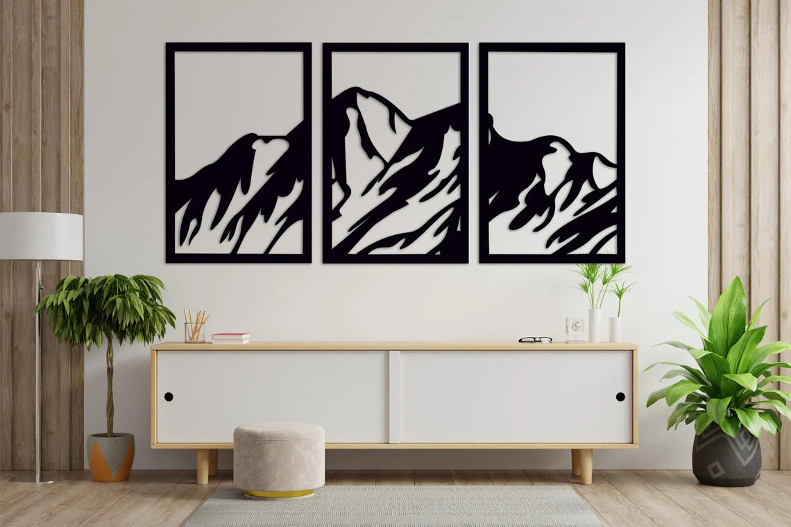 Mountain Trio - Wall Art