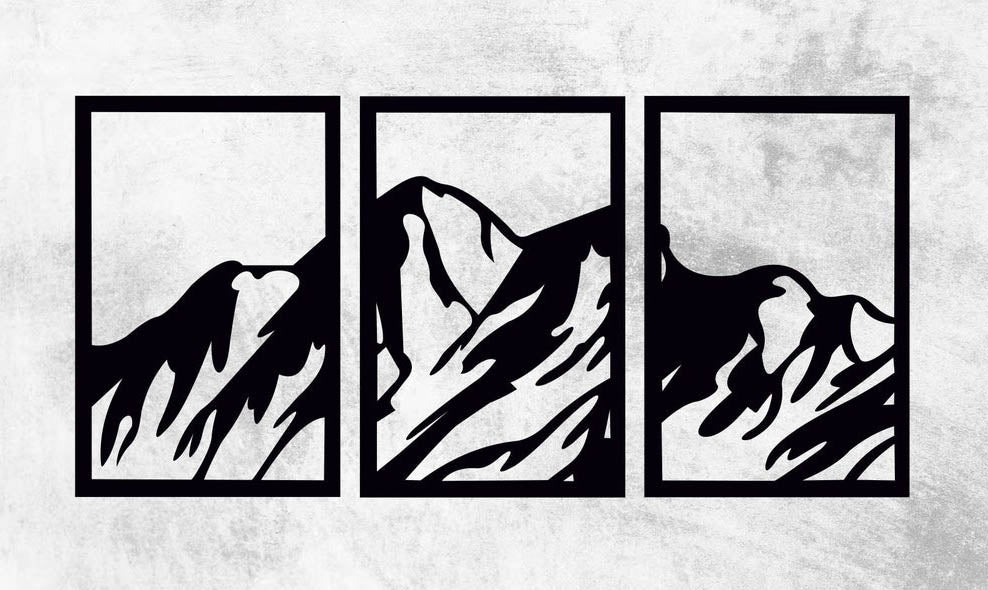 Mountain Trio - Wall Art