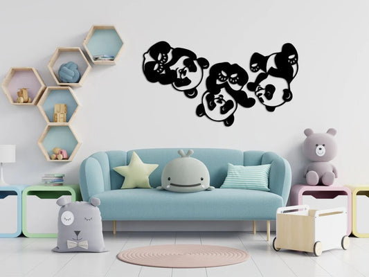 Pandas - Wall Art Set