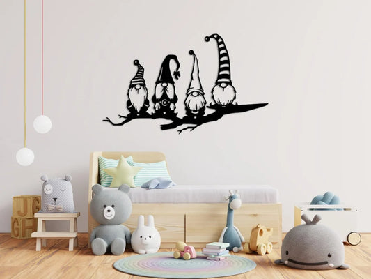 Tall Hat Gnomes - Wall Art