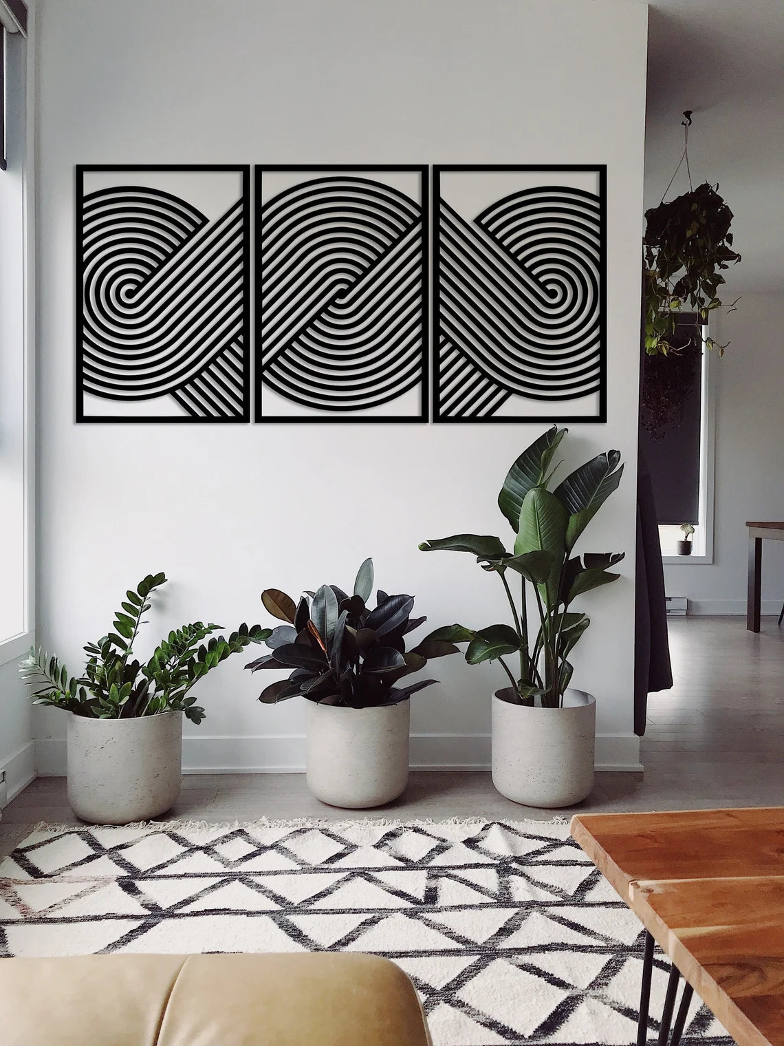 Flowy Lines - Wall Art Trio