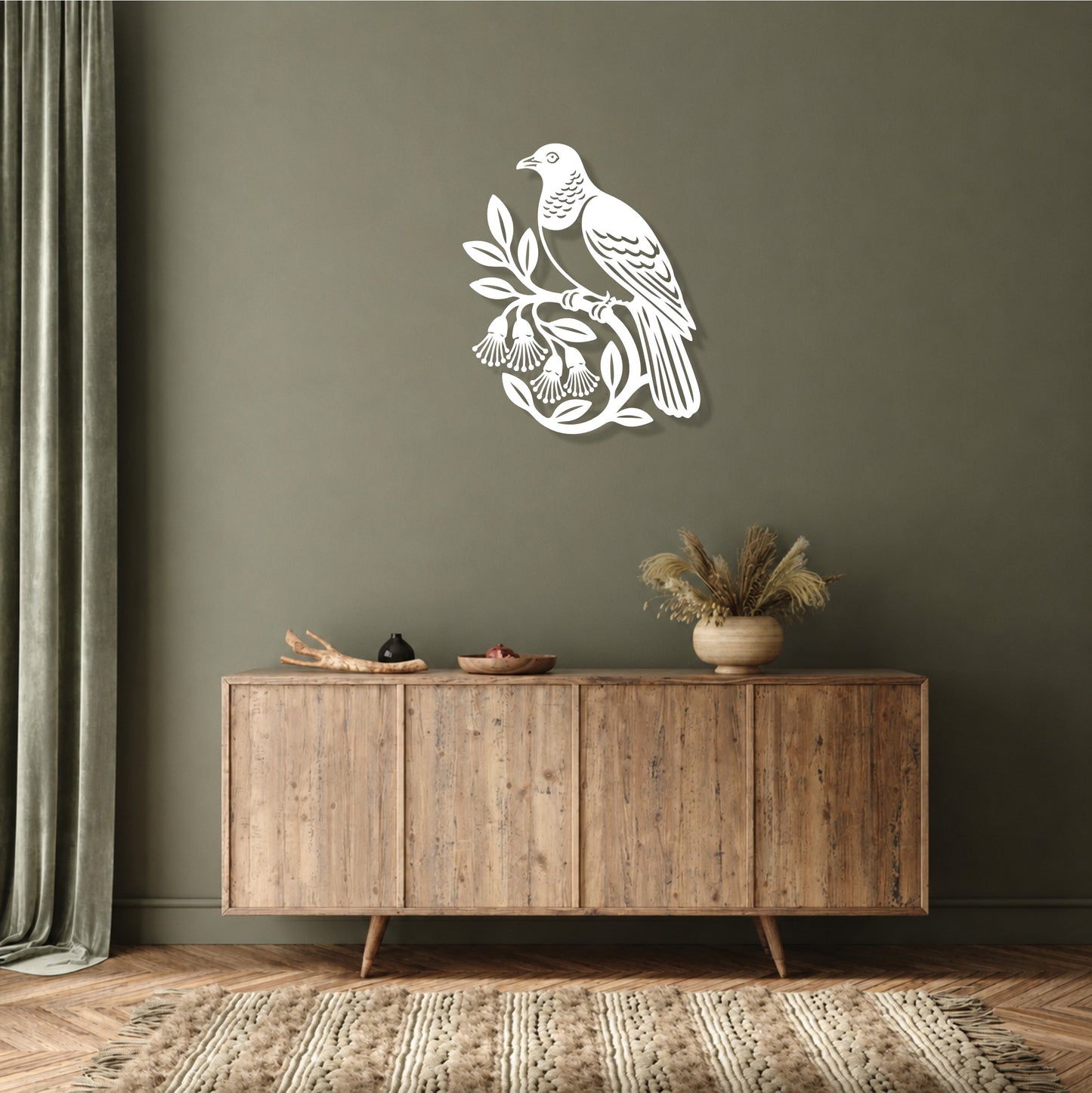 Kereru on a Branch - Wall Art