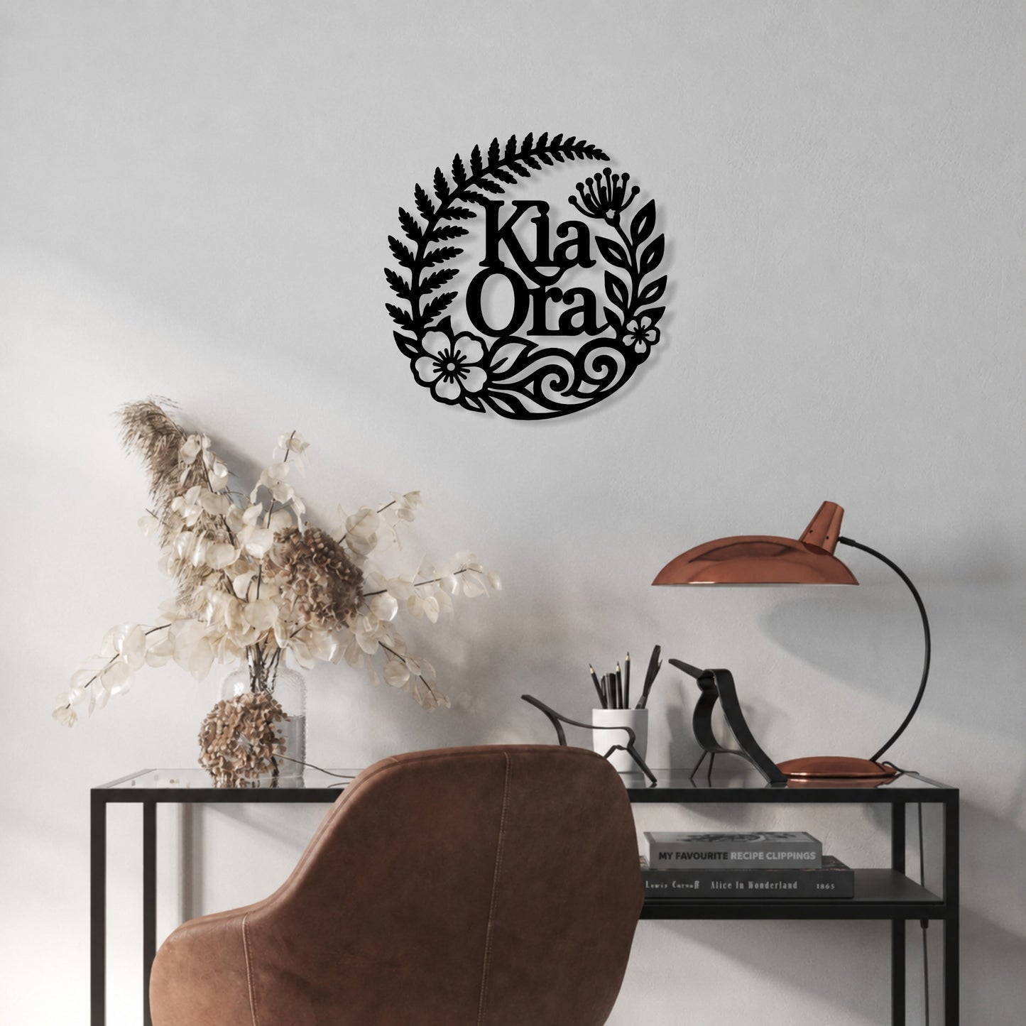 Kia Ora Floral Circle - Wall Art