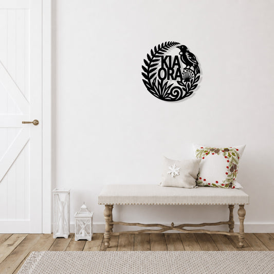 Kia Ora with Tui - Wall Art