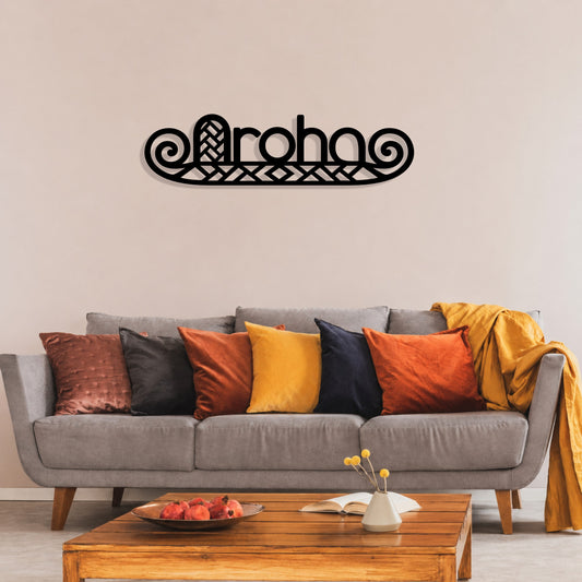 Aroha with Pattern - Wall Art