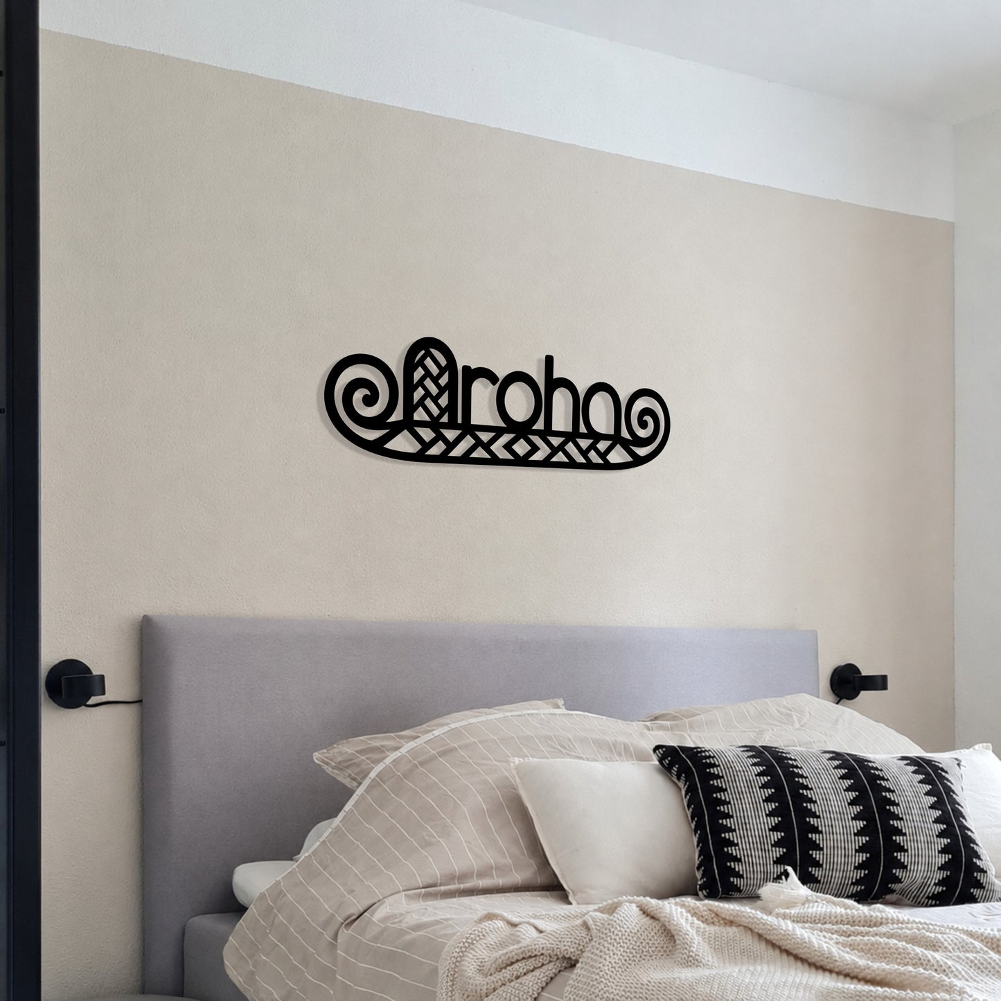 Aroha with Pattern - Wall Art