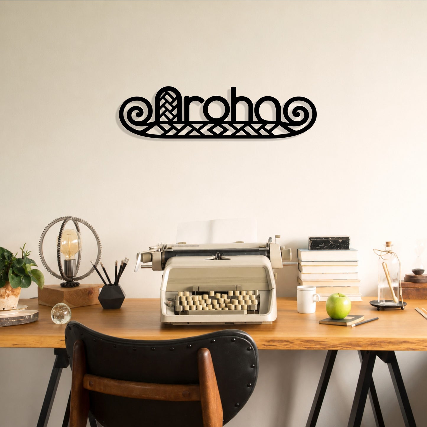 Aroha with Pattern - Wall Art