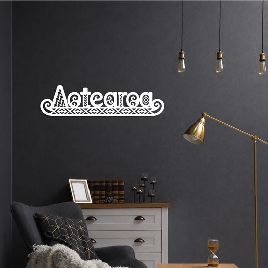 Aotearoa with Pattern - Wall Art